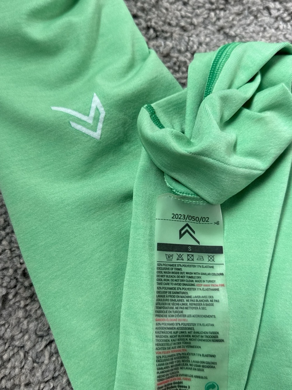 Oner Active Mint Green Leggings with White Logo